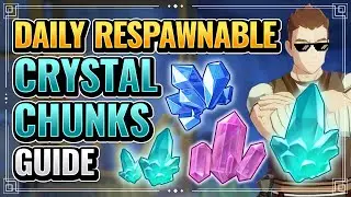 Daily Respawnable Crystal Chunks Guide (ADVANCED TIPS AND TRICKS INCLUDED!) Genshin Impact Mining