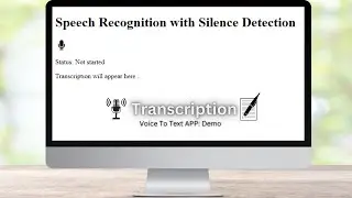 Free Open Source Voice To Text WebApp