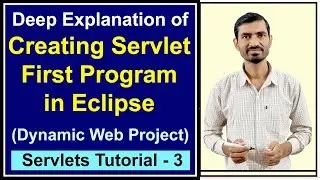 #3 Servlet Program using Eclipse || Creating Dynamic Web Project in Eclipse #3