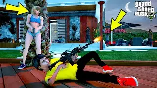 ATEŞ VE SOFYA UYURKEN EVE BASKINA GELDİLER! - GTA 5 ATEŞ'İN HAYATI