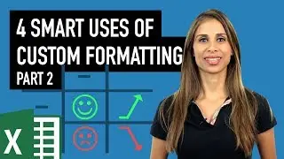Unusual use of Excels Custom Number Formatting with Conditions & Symbols (Part 2)