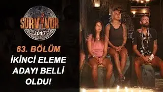 Haftanın ikinci eleme adayı belli oldu! Yapılan oylamanın ardından... 63.Bölüm I Survivor 2017