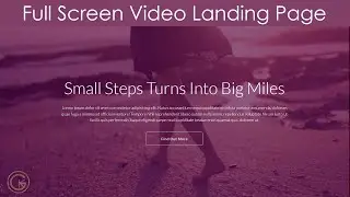 Create A Fullscreen Video Background With HTML & CSS