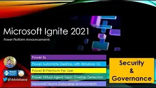 Microsoft Ignite 2021 Announcements about the Power Platform