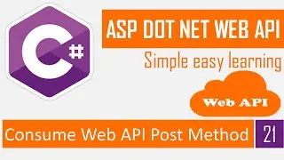 Consume Web API Post method in ASP NET MVC | Calling Web API | Rest API Bangla Tutorial