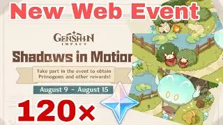 Shadows in motion New limited web event Genshin impact