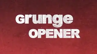 Grunge Opener After Effects Templates