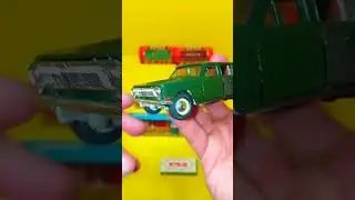 🚙🚜GREEN CAR review #shorts #toys #diecast #ussr #green