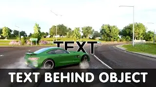Sony/MAGIX Vegas Pro: Text Behind Object (Tutorial)
