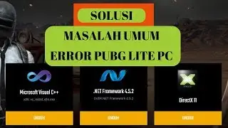 solusi masalah umum download dan instal program driver PUBG Lite PC error