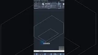 AutoCAD Isometric Drawing Exercise 10s