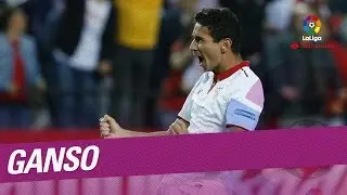 Revive el gol de Ganso en el Sevilla FC vs Granada CF a vista de pájaro