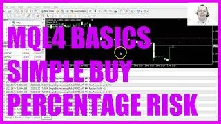 MQL4 TUTORIAL BASICS - 112 SIMPLE BUY PERCENTAGE RISK