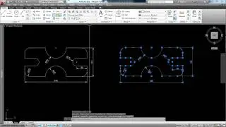 AutoCAD Tutorial: Draw rectangle and circle Exercise #1