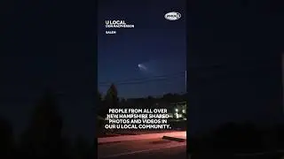 SpaceX Polaris Dawn launch seen in New Hampshire sky