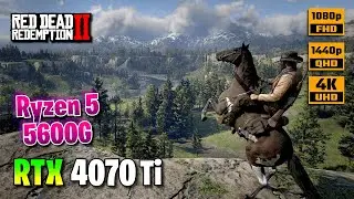 ✅ RTX 4070 Ti ✅ Red Dead Redemption 2 ✅ Gráficos Ultra 🔴 1080p - 1440p - 4K 🔴