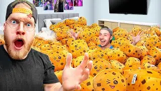 I FILLED My BESTFRIENDS ROOM With 1,000 PLUSHIES! (prank)