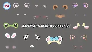 GREEN SCREEN ANIMALS MASK EFFECTS || BLACK SCREEN ANIMALS MASK EFFECTS