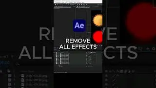 Remove All Effects - Adobe After Effects Tutorial 