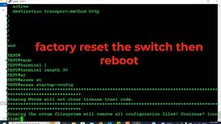 How to backup and restore cisco switch configuration using putty