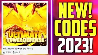 FUTURE CODES!! | *NEW* ROBLOX ULTIMATE TOWER DEFENSE CODES 2023!