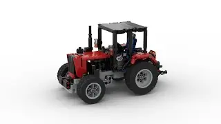 Трактор МТЗ-82 из лего техник/Lego technic tractor MTZ-82