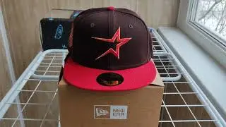 Бейсболка New Era 59FIFTY Houston Astros 45TH Anniversary Dark Chocolate/Brown UV Fitted Cap