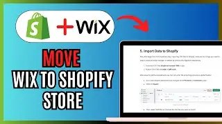 How to MOVE WIX to SHOPIFY STORE 2024!