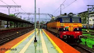 NANDIGRAM EXPRESS | MUMBAI NAGPUR VIA NANDED | KYN WCAM 3 | MONSOON ARRIVAL THANE