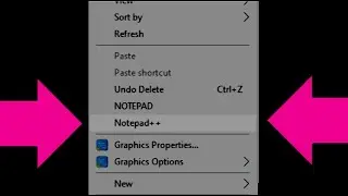 how to add notepad and notepad++ to the right click menu of the desktop or laptop 