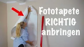 Fototapete anbringen (SUPER EINFACH)  MrHandwerk