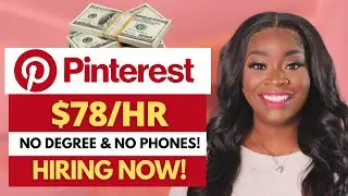 PINTEREST WORK FROM HOME REMOTE JOB | 2023 no degree no deliveries no phones 📵