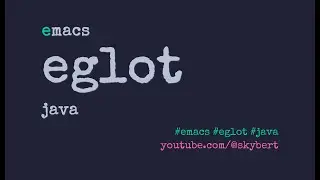 Java programming in Emacs using Eglot