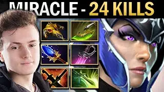 Luna Dota Gameplay Miracle with 24 Kills and Linkens