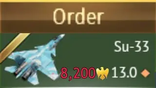 Stock Grind The Best Squadron Aircraft (Su-33) in 6 Hours 71 Battles