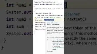 HOW TO READ INPUT FROM USER IN JAVA