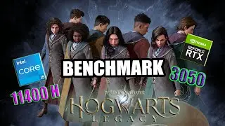 Hogwarts Legacy | Intel Core i5 11400H + RTX 3050 Max Q 4GB | 1080p Benchmark