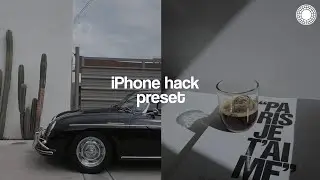 iPhone Hack filter | Instagram feed theme | vsco filters tutorial