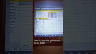 how to calculate grades fast in ms excel 