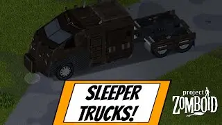 Can this Semi-Truck be your new base?! Project Zomboid Mod Showcase