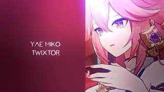 Yae Miko Twixtor Clips - Time remap (genshin impact)
