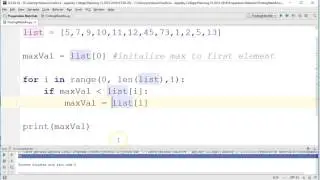 Core Algorithms - Finding Max/Min Element: Python 3