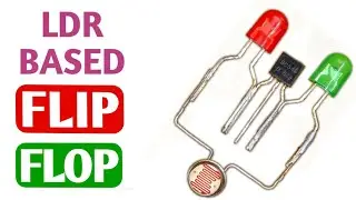 LDR Based Flip flop Flasher | flip flop LED flasher circuit | flip flop circuit | LED flasher