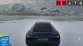 RX 470 + i3 10100f. Forza Horizon 4. высокие настройки.
