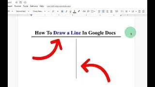 How To Draw a Line In Google Docs [ Best Method ]