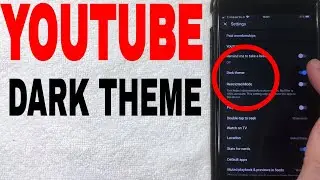 ✅  How To Turn On Youtube Dark Mode Theme On iPhone 🔴