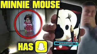 (SHE IS HERE) DO NOT SNAPCHAT MINNIE MOUSE AT 3 AM CHALLENGE!!!