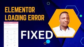 How to fix elementor not loading
