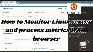 How to Monitor Linux Server and Process Metrics from Browser using Scout Realtime on Ubuntu