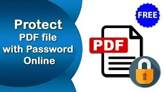 How to protect pdf file with password online free